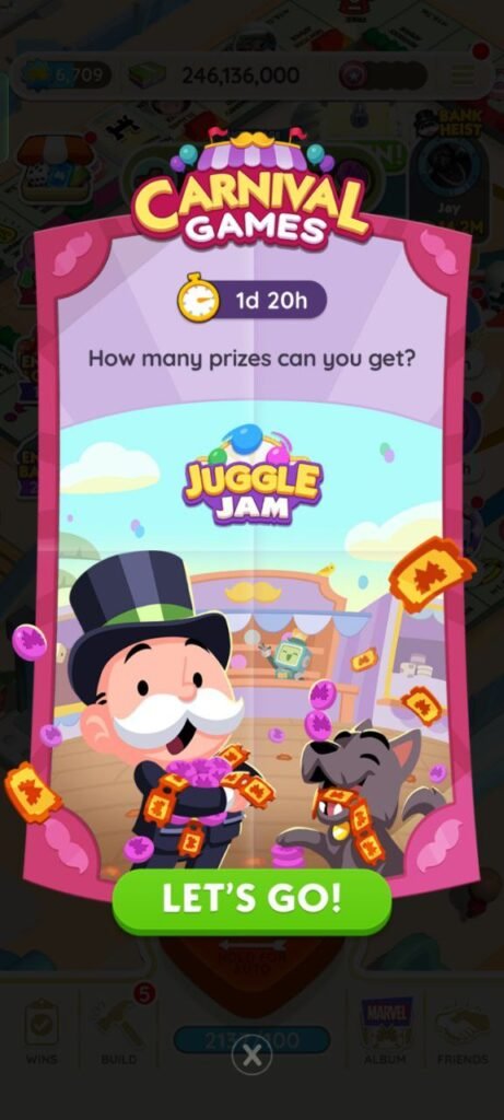 Monopoly Go! Juggle Jam Giveaway